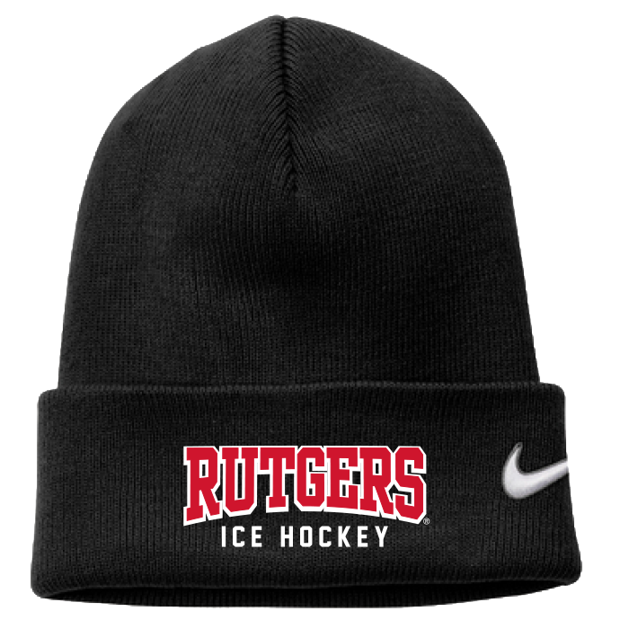 Rutgers Club Ice Hockey Nike Team Cuffed Beanie